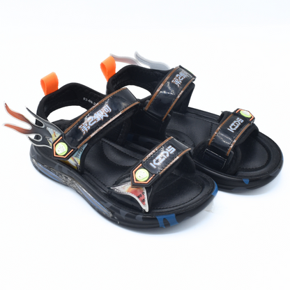 Boys’ Flame Sticker Sandals - RXF206