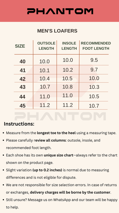 Men’s Plain Loafers - LFR511